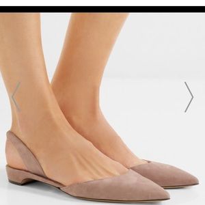 Paul Andrew Shea suede point-toe flats